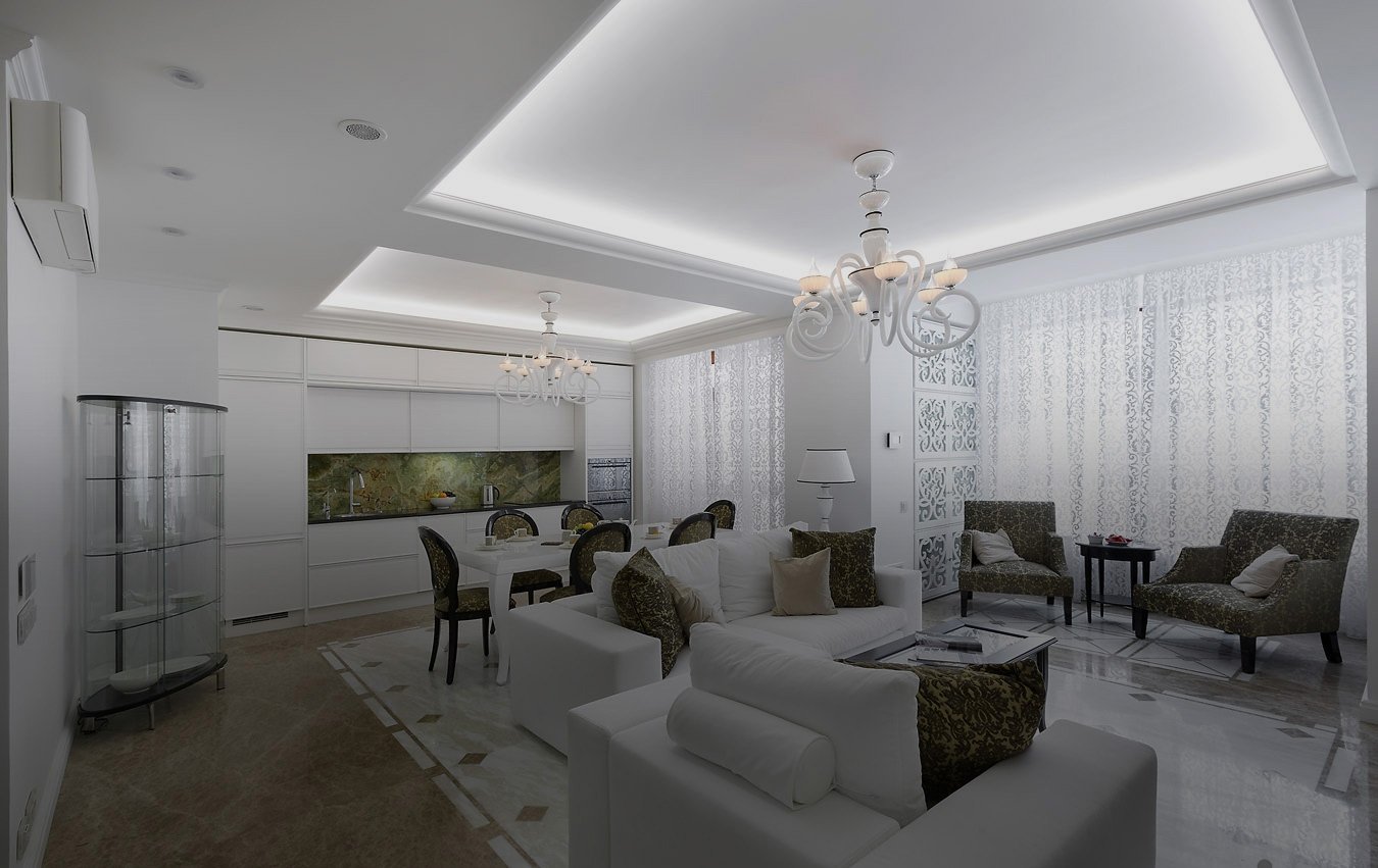 Потолки с LED-подсветкой